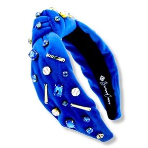 Brianna Cannon blue baseball headband